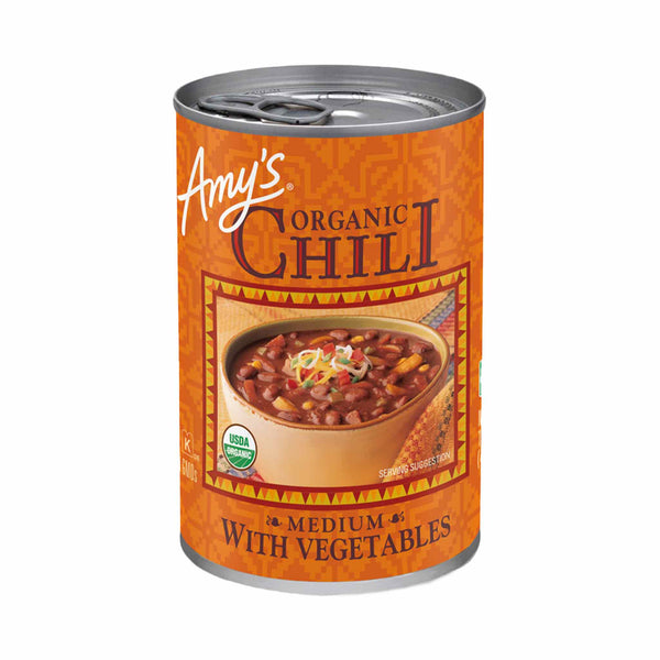 Amy's Kitchen Organic Chili With Vegetables, 398ml