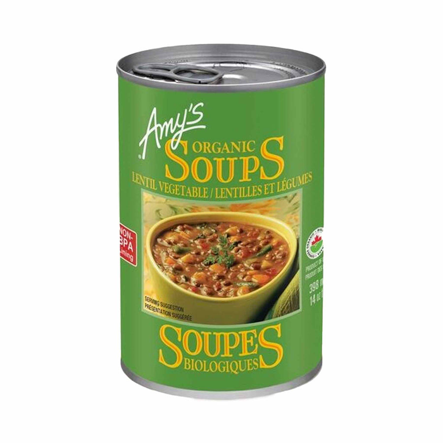 Amy's Kitchen Organic Lentil Vegetable Soup, 398ml