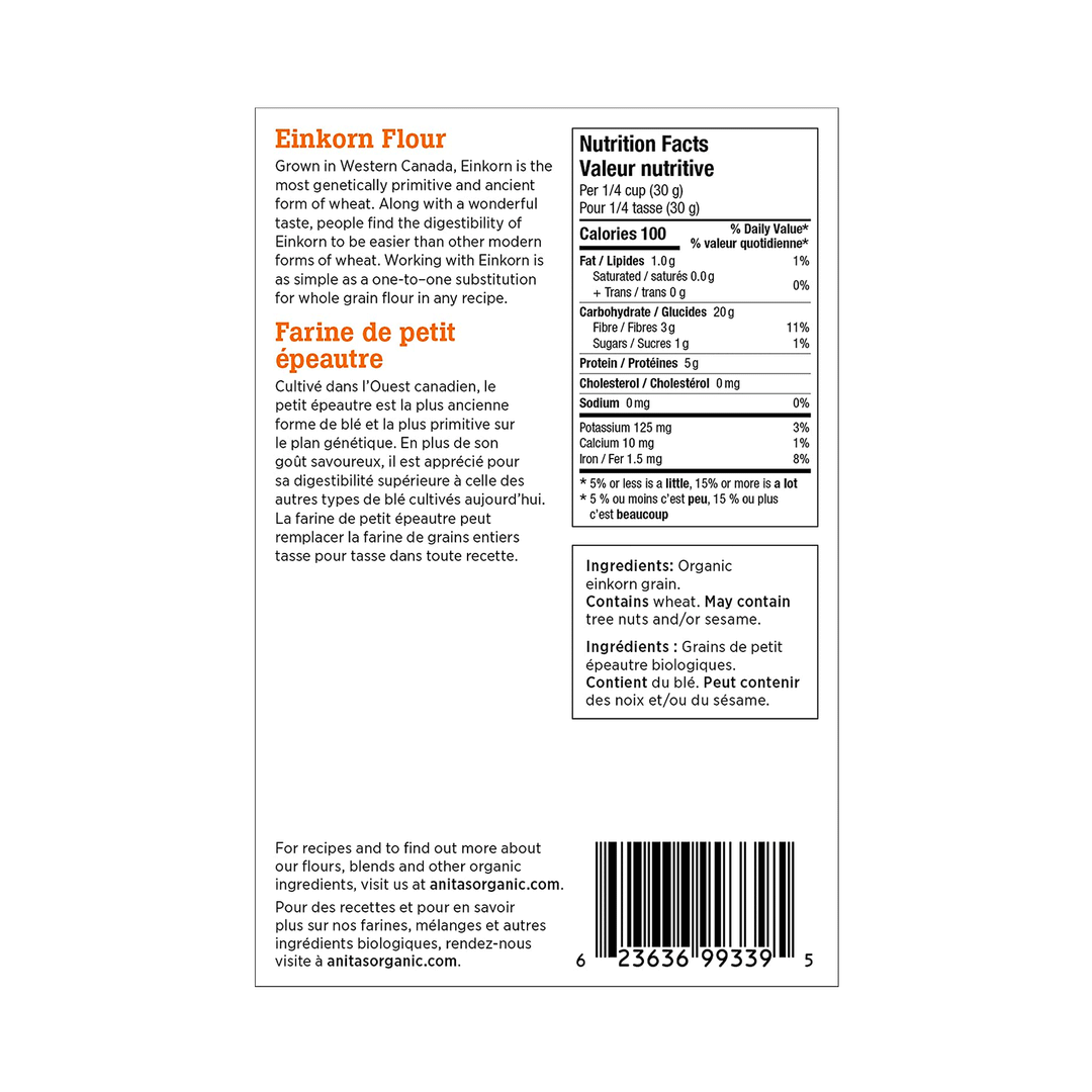 Anita's Organic Mill Organic Einkorn Flour, 1kg