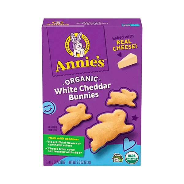 Annie's Organic White Cheddar Bunnies, 213g