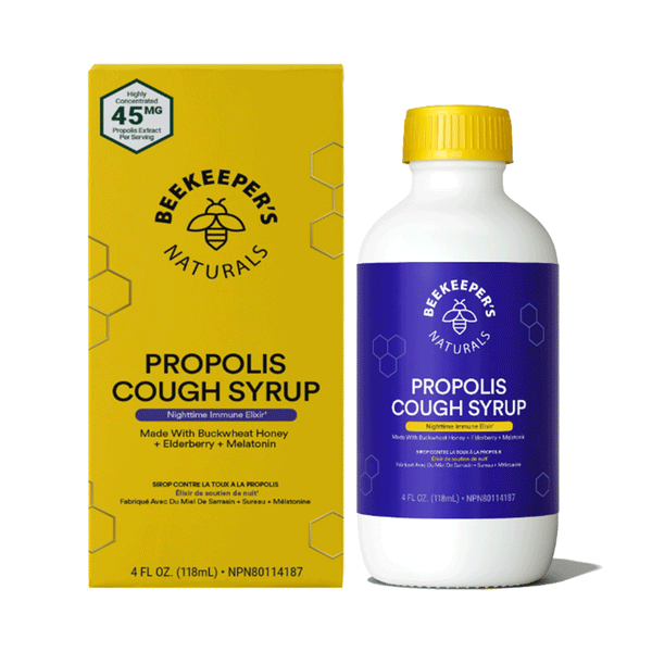 Beekeeper's Naturals Propolis Cough Syrup (Nighttime), 118ml