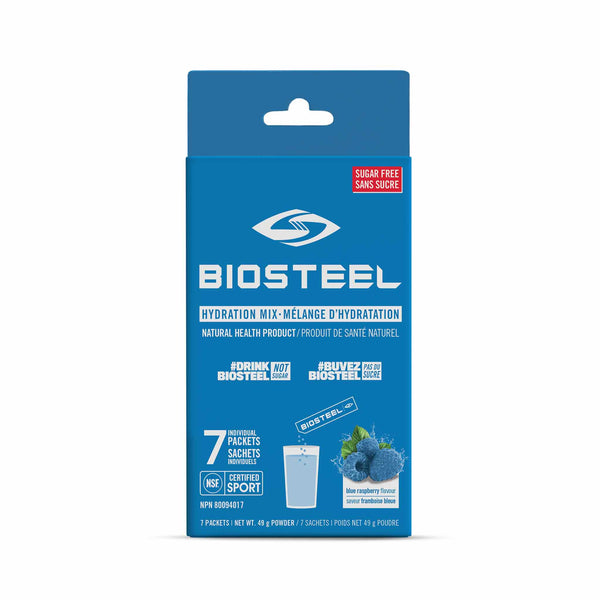 BioSteel Hydration Mix Blue Raspberry, 7ct Box