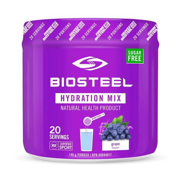 BioSteel Hydration Mix Grape, 140g (20 Servings)