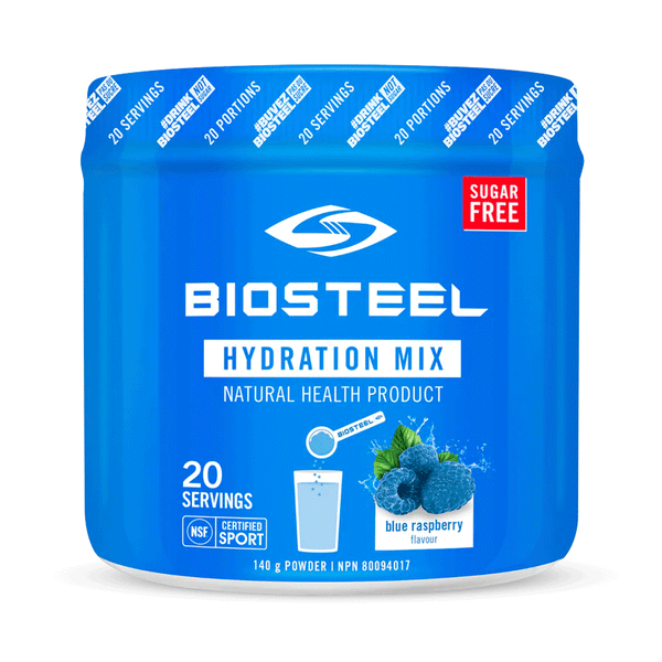 BioSteel Hydration Mix Blue Raspberry, 140g (20 Servings)