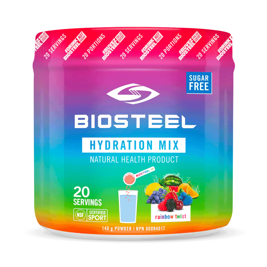 BioSteel Hydration Mix Rainbow Twist, 140g Tub