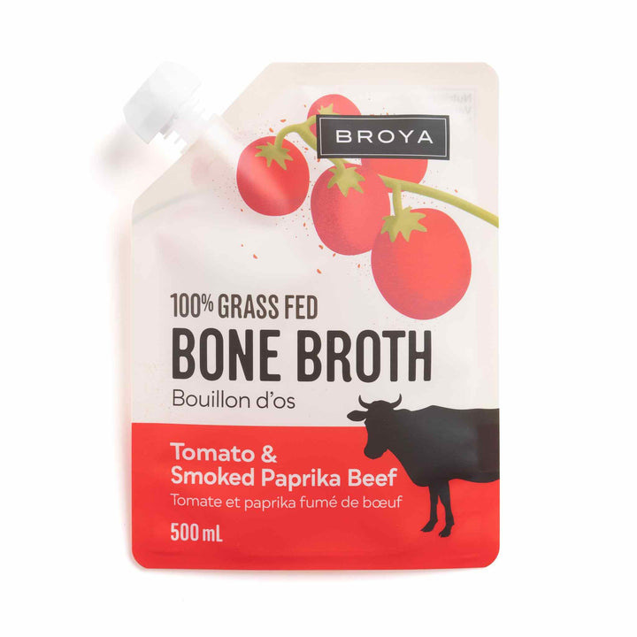 Tomato & Smoked Paprika Beef Bone Broth - 100% Grass Fed, 500ml