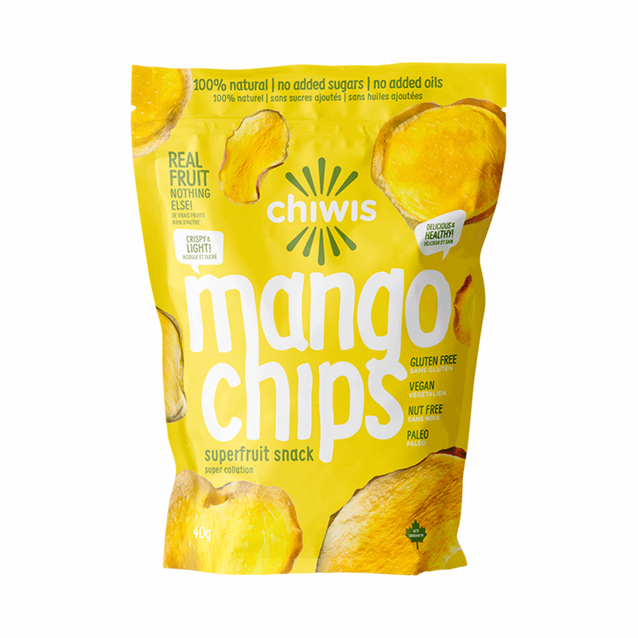 Chiwis Mango Chips - Superfruit Snack, 50g