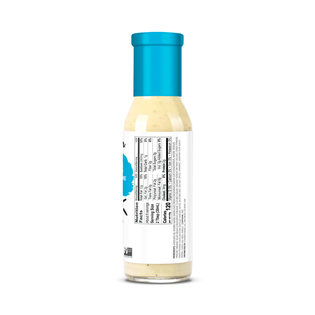 chosen foods classic ranch dressing Chosen Foods Classic Ranch Dressing & Dip, 8 fl oz, with Avocado Oil