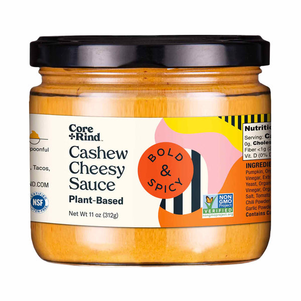 Core & Rind Cashew Cheesy Sauce - Bold & Spicy, 312g