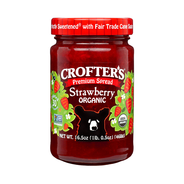 Crofter's Organic Strawberry Premium Spread, 383ml
