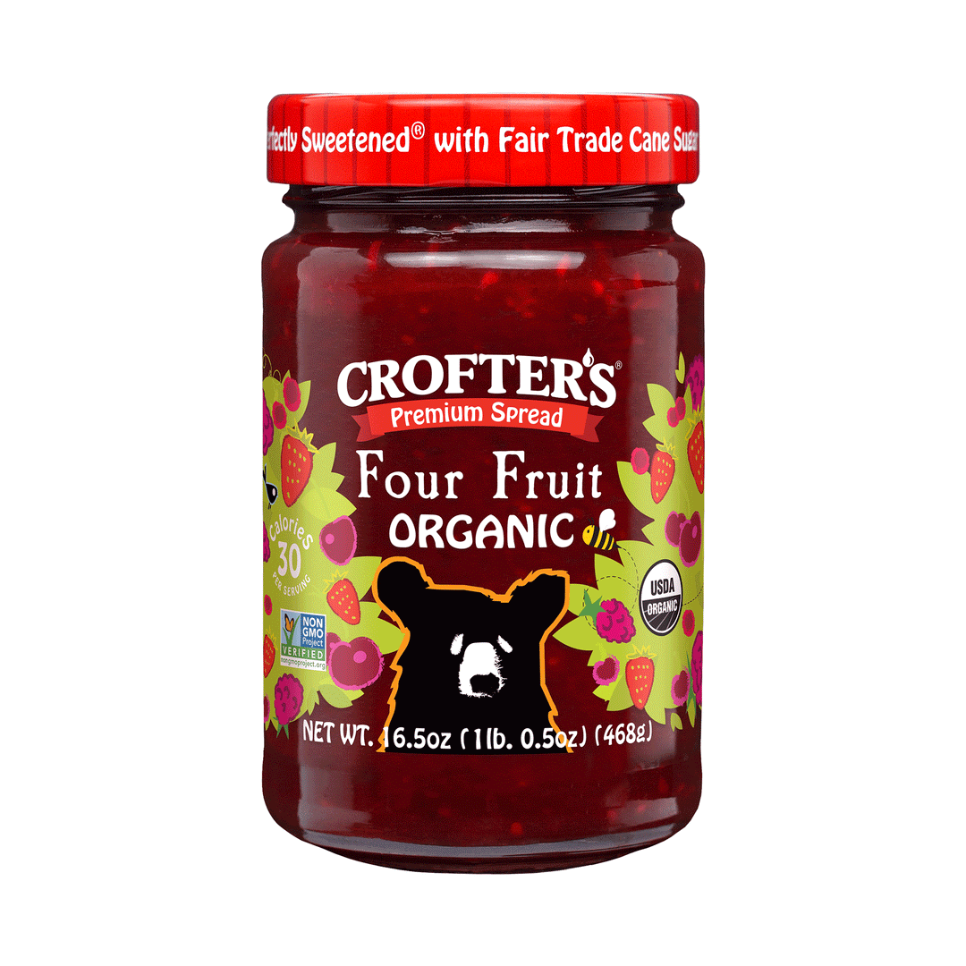 Crofter's Organic Four Fruit Premium Spread, 383ml