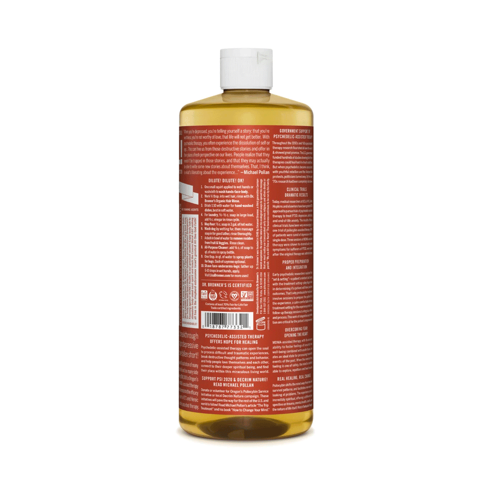 Dr. Bronner's Organic 18-In-1 Pure Castille Soap - Eucalyptus, 473ml