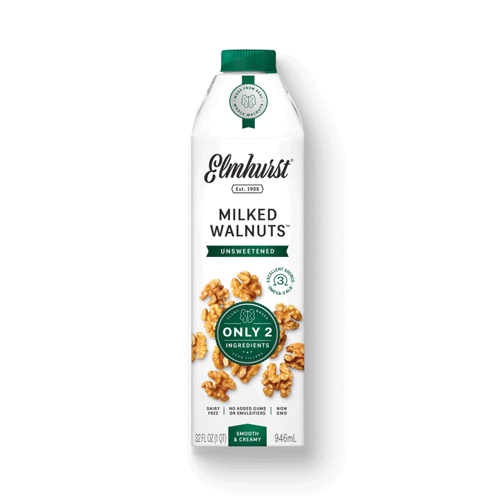 Elmhurst Unsweetened Walnut Milk, 946ml