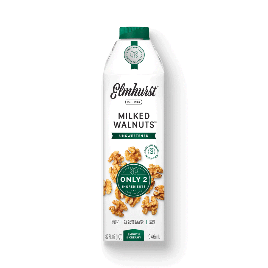 Elmhurst Unsweetened Walnut Milk, 946ml