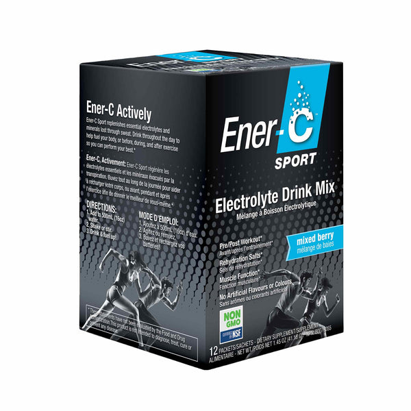 Ener-C Sport Electrolyte Drink Mix - Mixed Berry - Box of 12