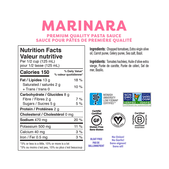 Fody Premium Marinara Pasta Sauce, 547ml