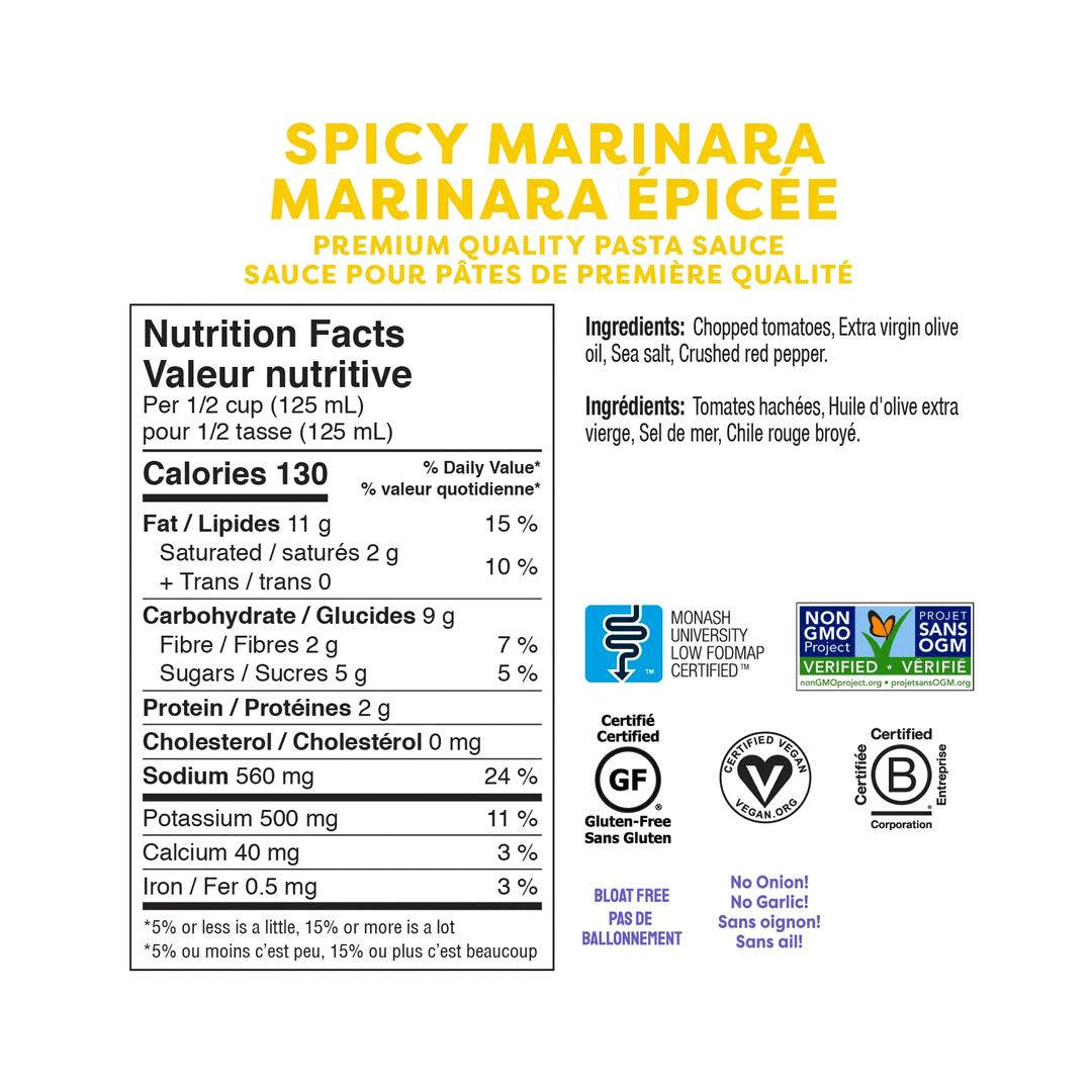 Fody Premium Arrabbiata (Spicy Marinara) Pasta Sauce, 547ml
