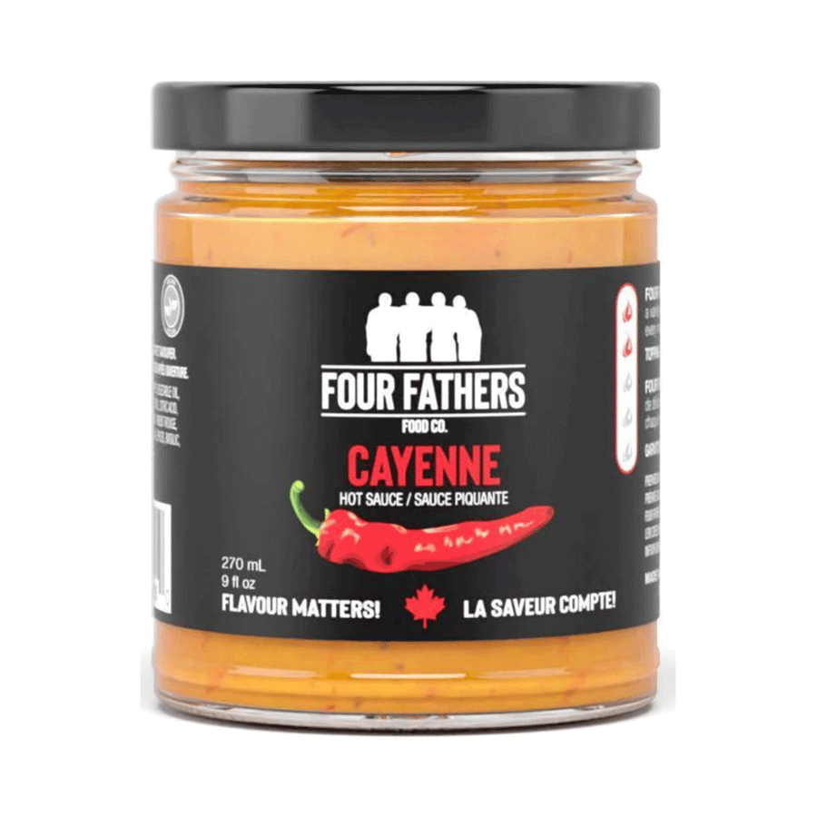 Four Fathers Food Co. Cayenne Hot Sauce, 270ml