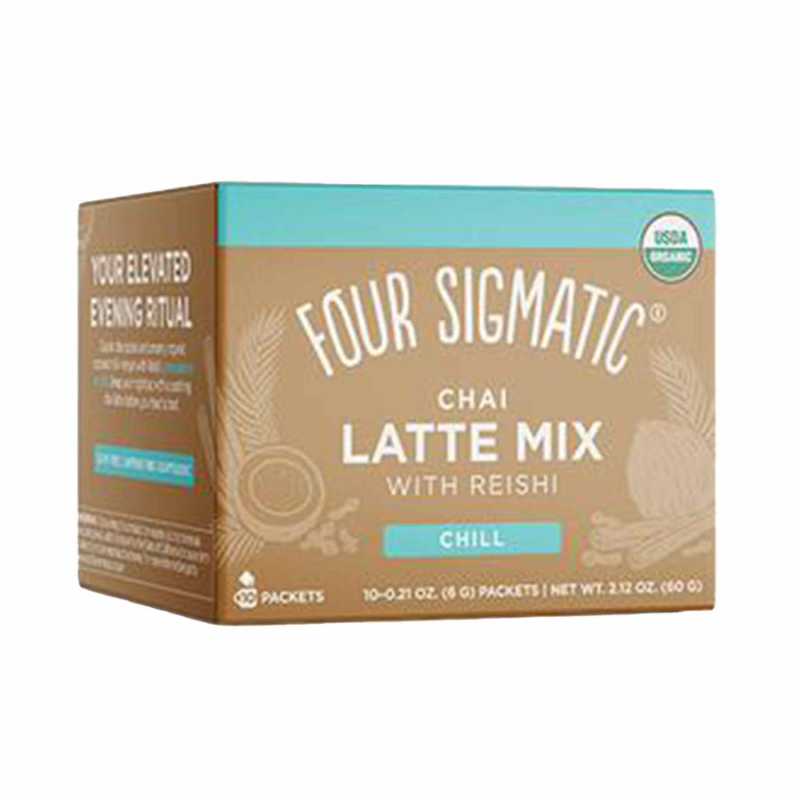 Four Sigmatic Chai Latte Mix With Turkey Tail and Reishi, 10x6g Sachets