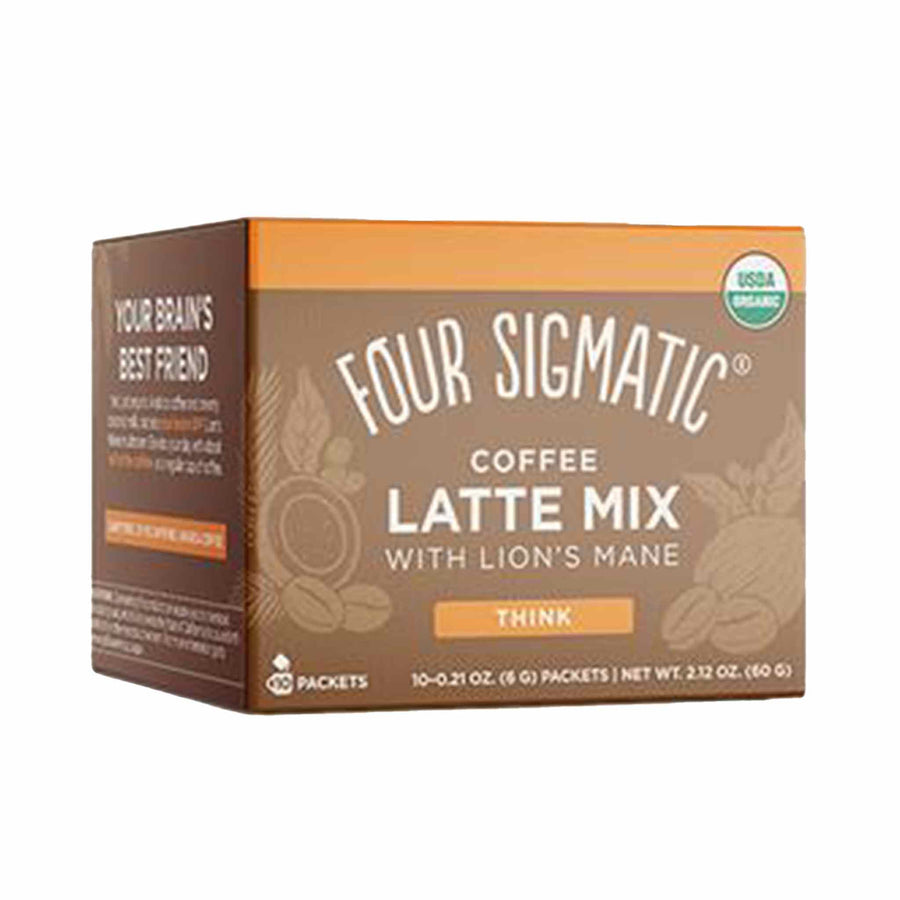 Four Sigmatic Coffee Latte Mix With Lion's Mane - Think, 10x6g Sachets
