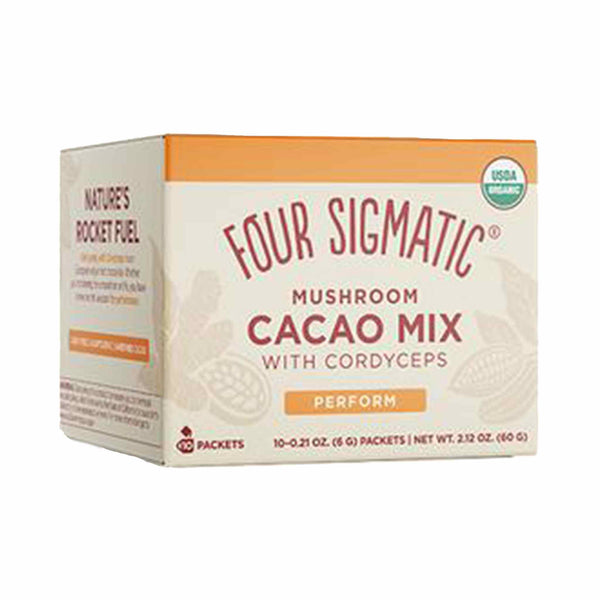 Four Sigmatic Mushroom Cacao Mix With Cordyceps - Perform, 10x6g Sachets