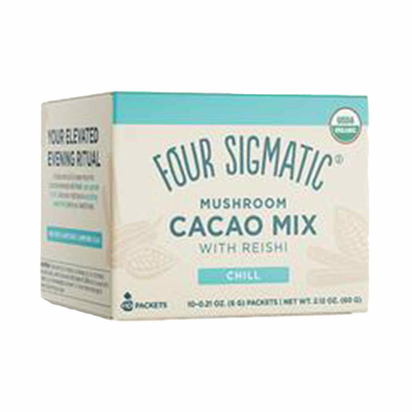 Four Sigmatic Mushroom Cacao Mix With Reishi - Chill, 10x6g Sachets