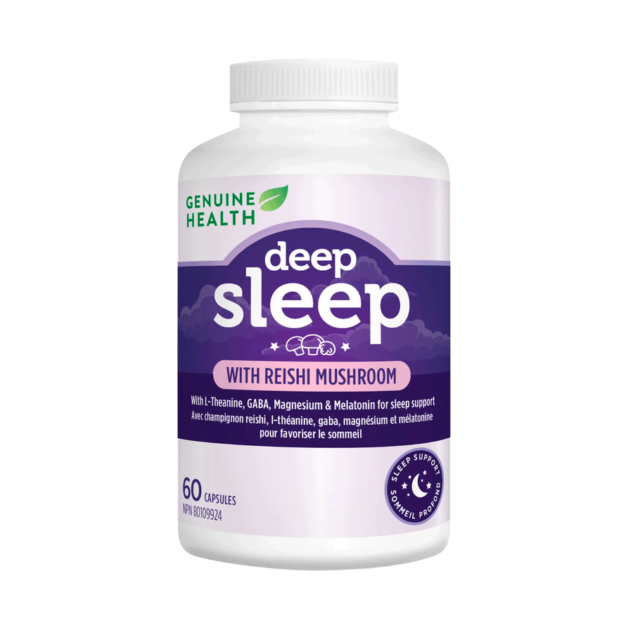 Genuine Health Deep Sleep With Reishi Mushroom, 60 Capsules