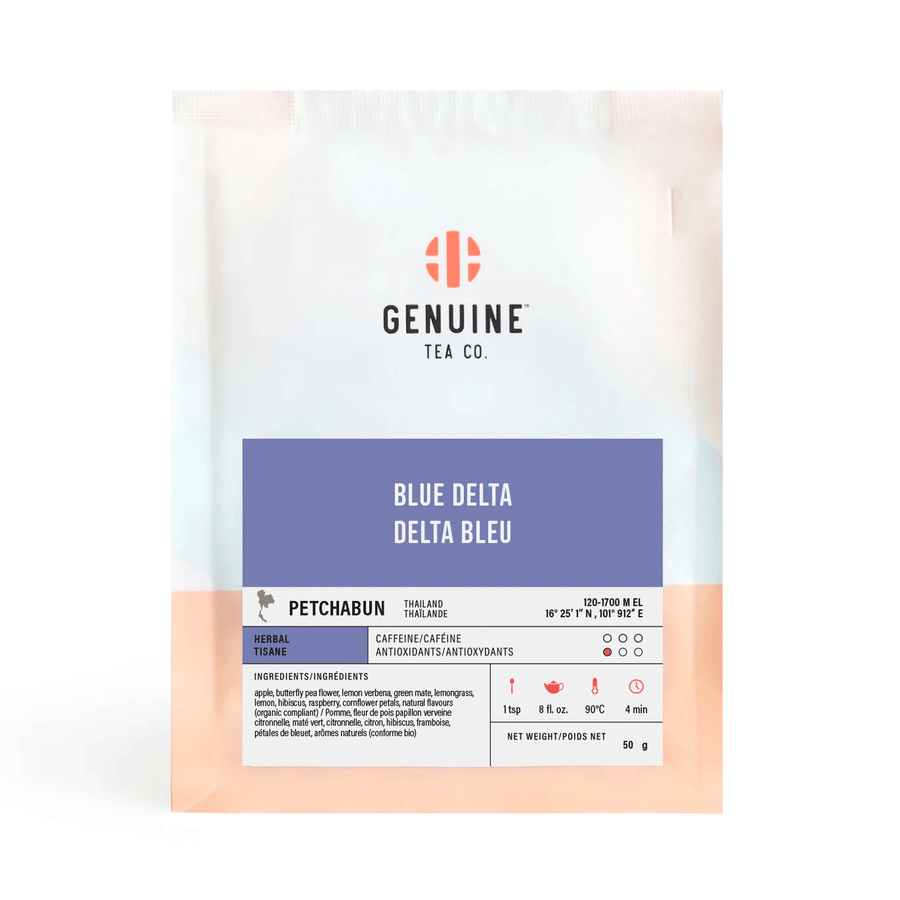 Genuine Tea Blue Delta - Herbal  Tea, 50g
