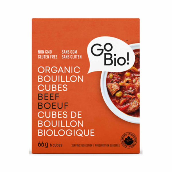 GoBio Organic Beef Bouillon Cubes, 66g
