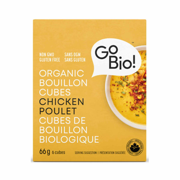 GoBio Organic Chicken Bouillon Cubes, 66g