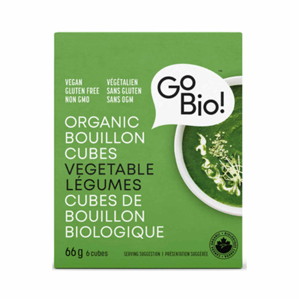 GoBio Organic Vegetable Bouillon Cubes, 66g