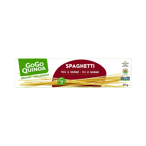 GoGo Quinoa Organic Rice & Quinoa Spaghetti, 227g