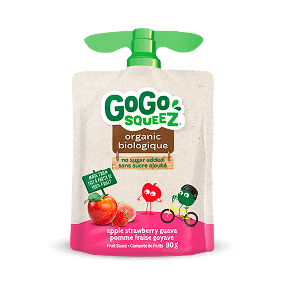 GoGo Squeez Organic Fruit Pouch - Variety Pack, 24x90g