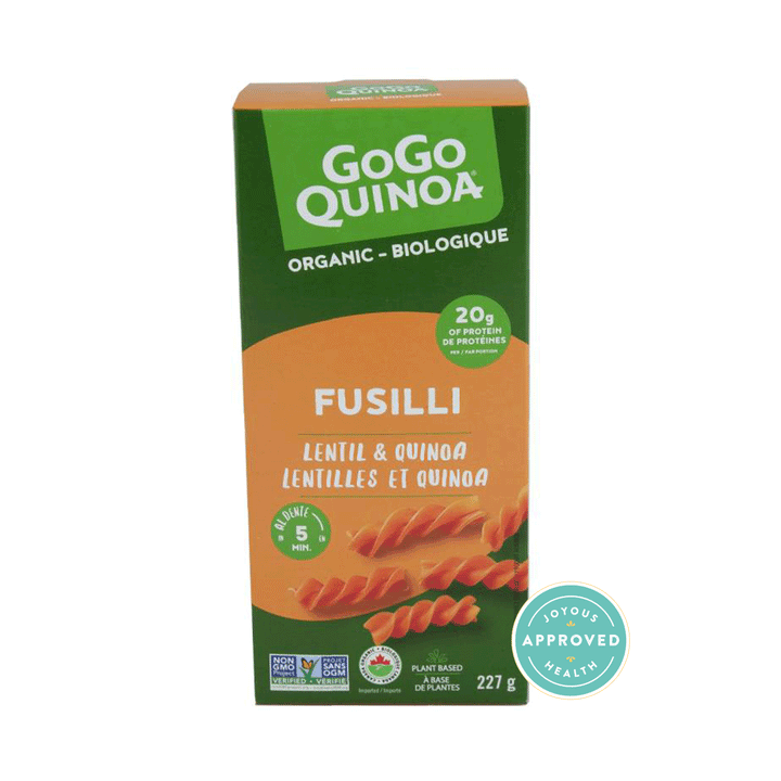 GoGo Quinoa Organic Lentil and Quinoa Fusili, 227g