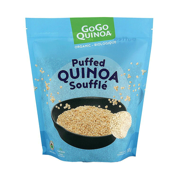 GoGo Quinoa Organic Puffed Quinoa, 180g