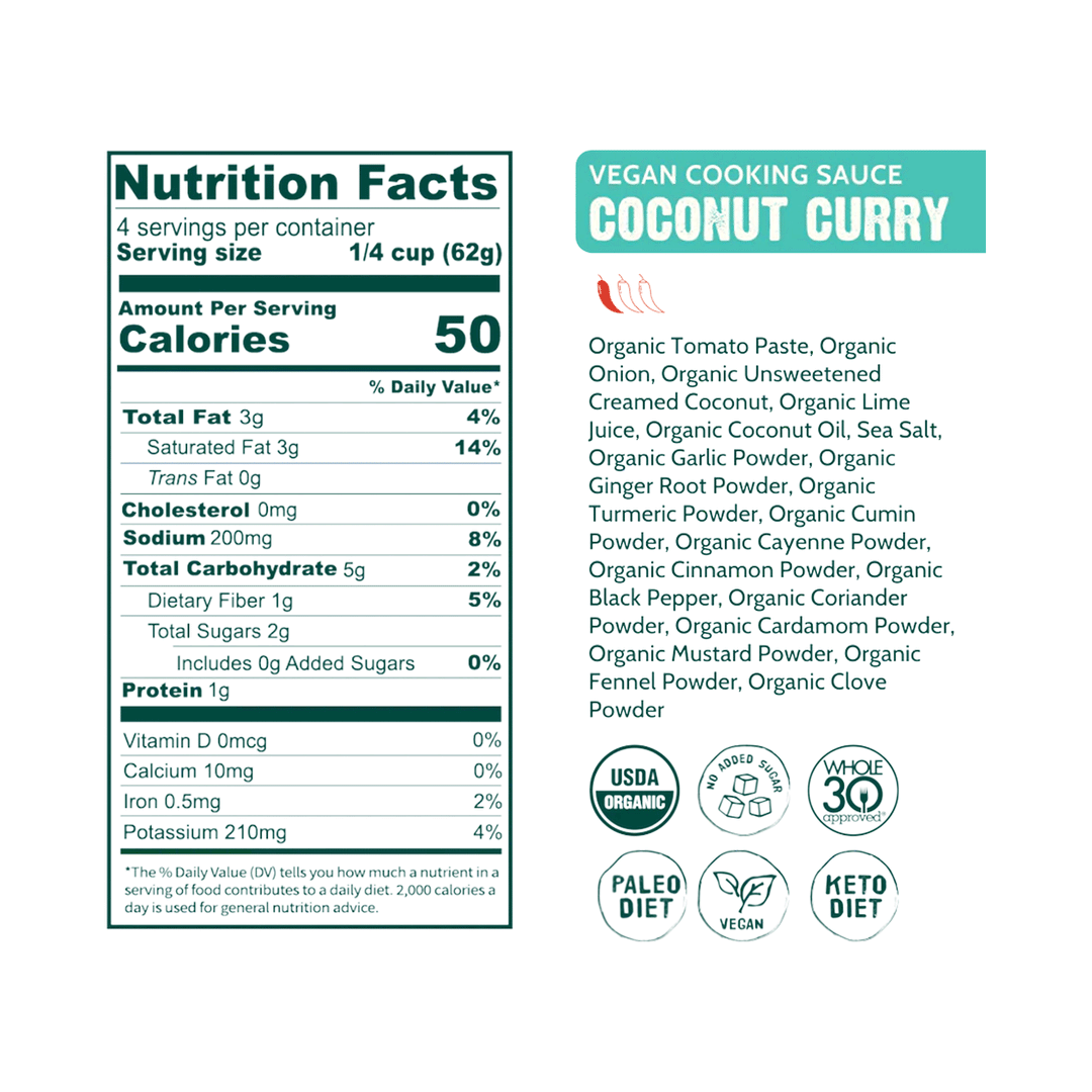 Good Food For Good Organic Coconut Curry Sauce, 261g