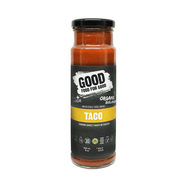 Good Food For Good Organic Mild Taco Sauce, 261g