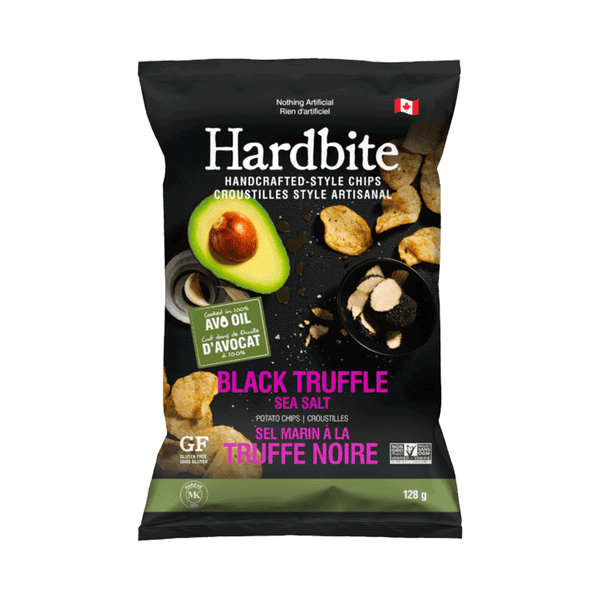 Hardbite Black Truffle & Sea Salt Avocado Oil Chips, 128g