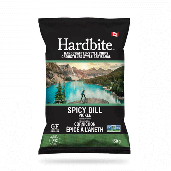 Hardbite Spicy Dill Pickle Chips, 150g