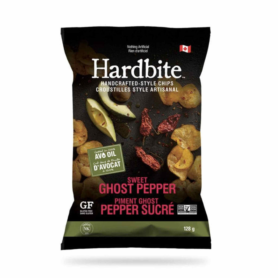 Hardbite Sweet Ghost Pepper Avocado Oil Chips, 128g