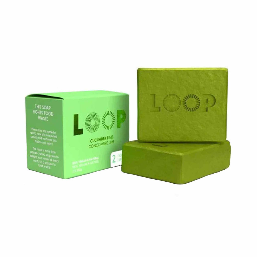 LOOP Cucumber Lime Soap Bar, 2x100g