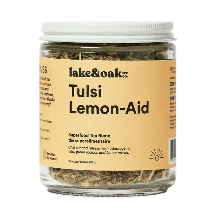 Copy of Lake & Oak Tea Co. Tulsi Lemon-Aid Superfood Tea Blend, 65g