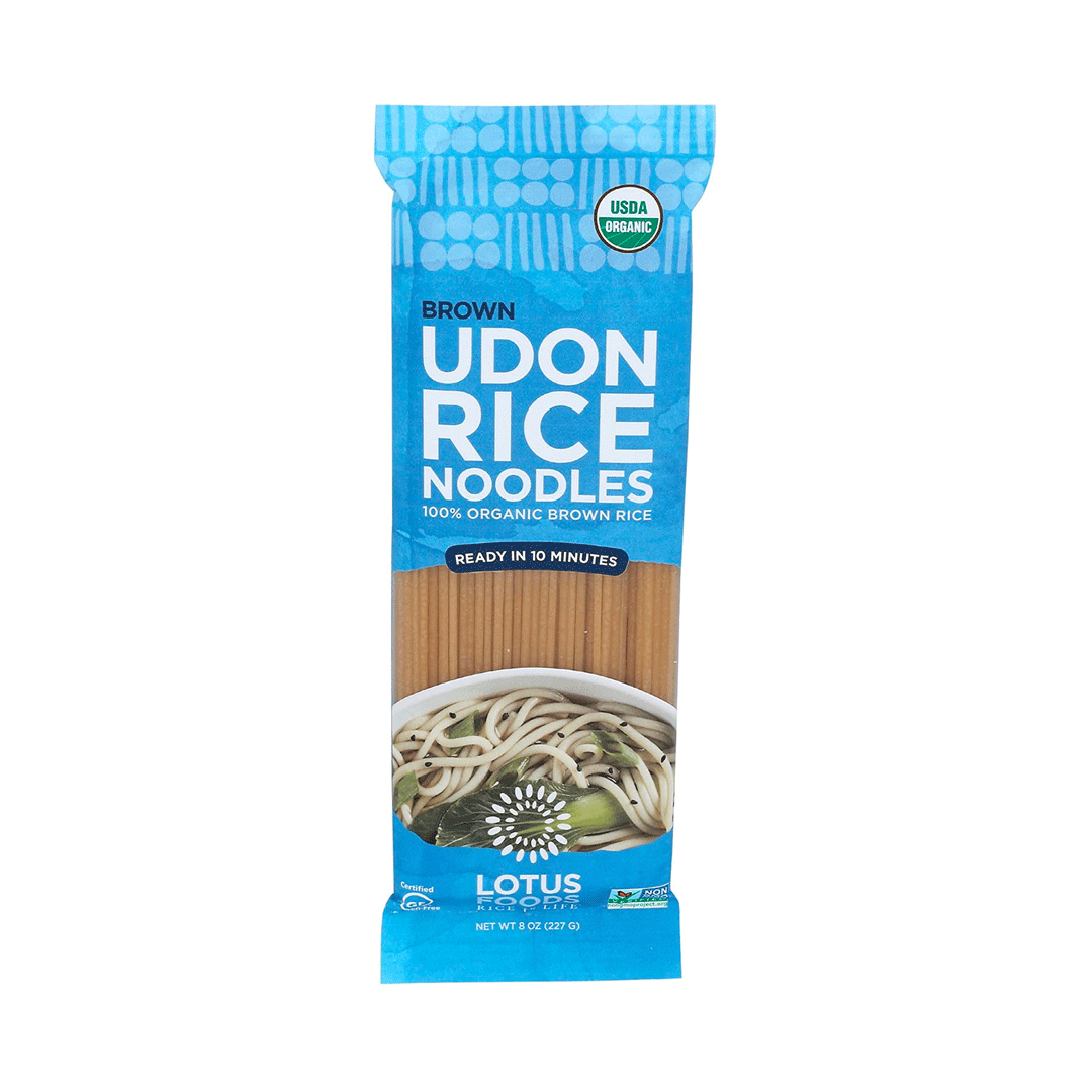 Lotus Foods Organic Brown Udon Rice Noodles, 227g