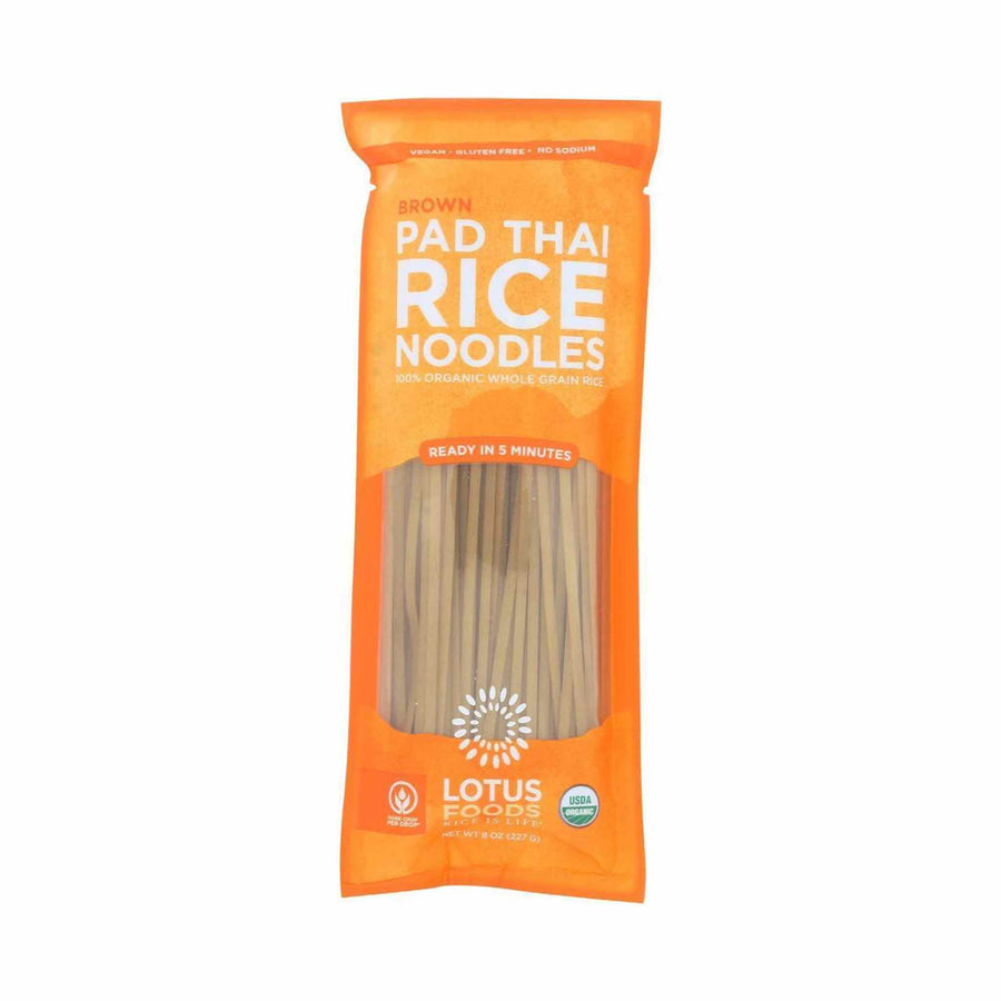 Lotus Foods Brown Pad Thai Rice Noodles - Whole Grain Rice, 227g