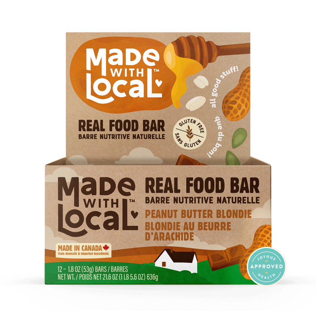 Made With Local Peanut Butter Blondie Real Food Bar, 12 x 53g
