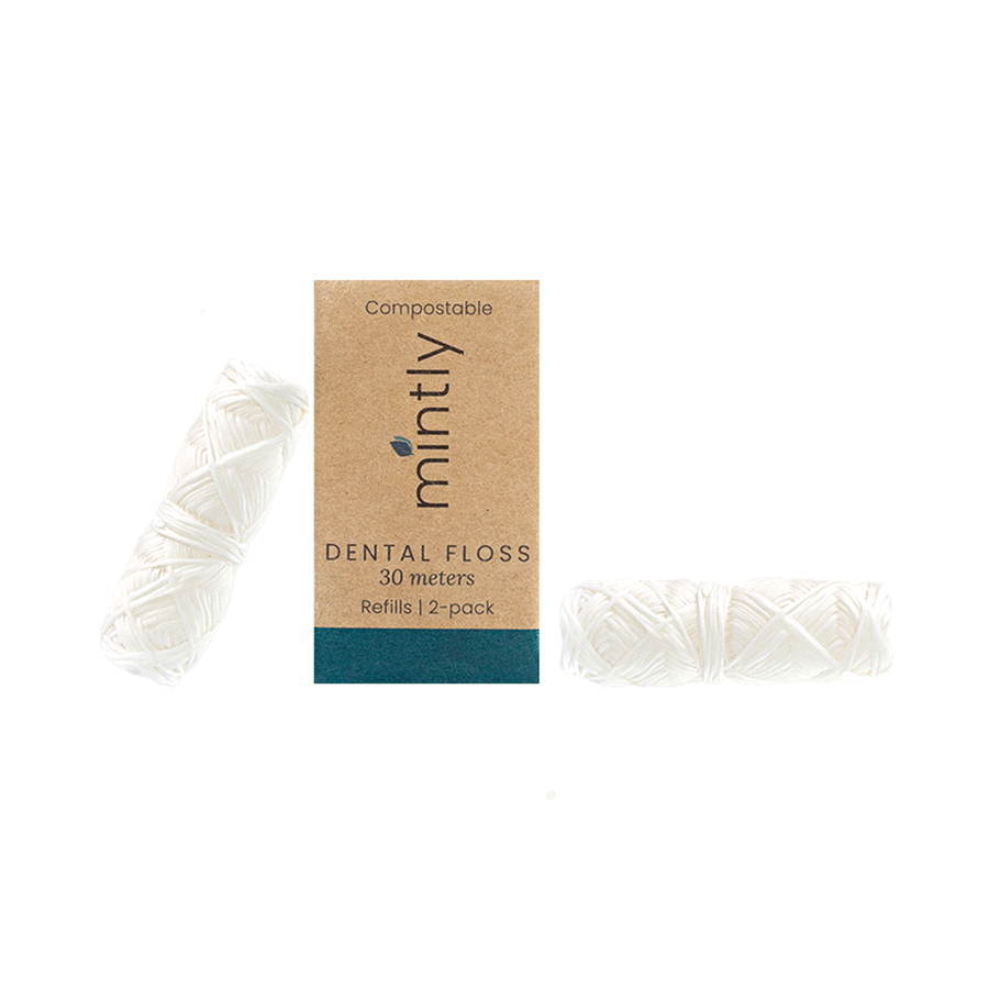 Mintly Eco Dental Floss. 2-Pack Refill