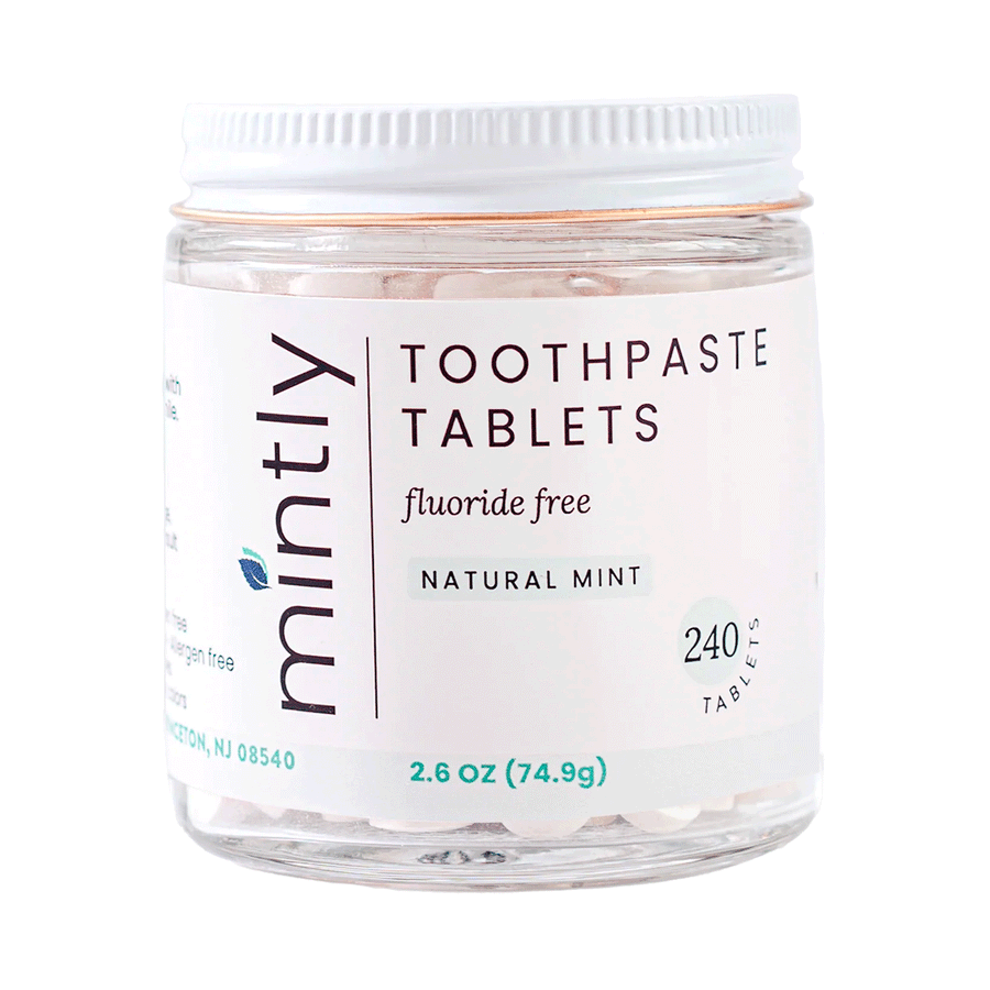 Mintly Fluoride Free Toothpaste Tablets - 4-Month Supply, 240 Tablets