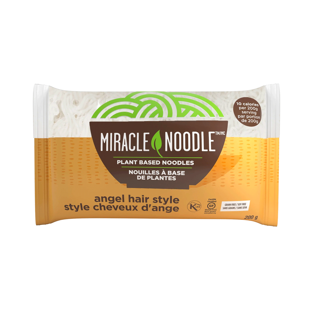 Miracle Noodle Organic Angel Hair Shirataki Noodles, 198g