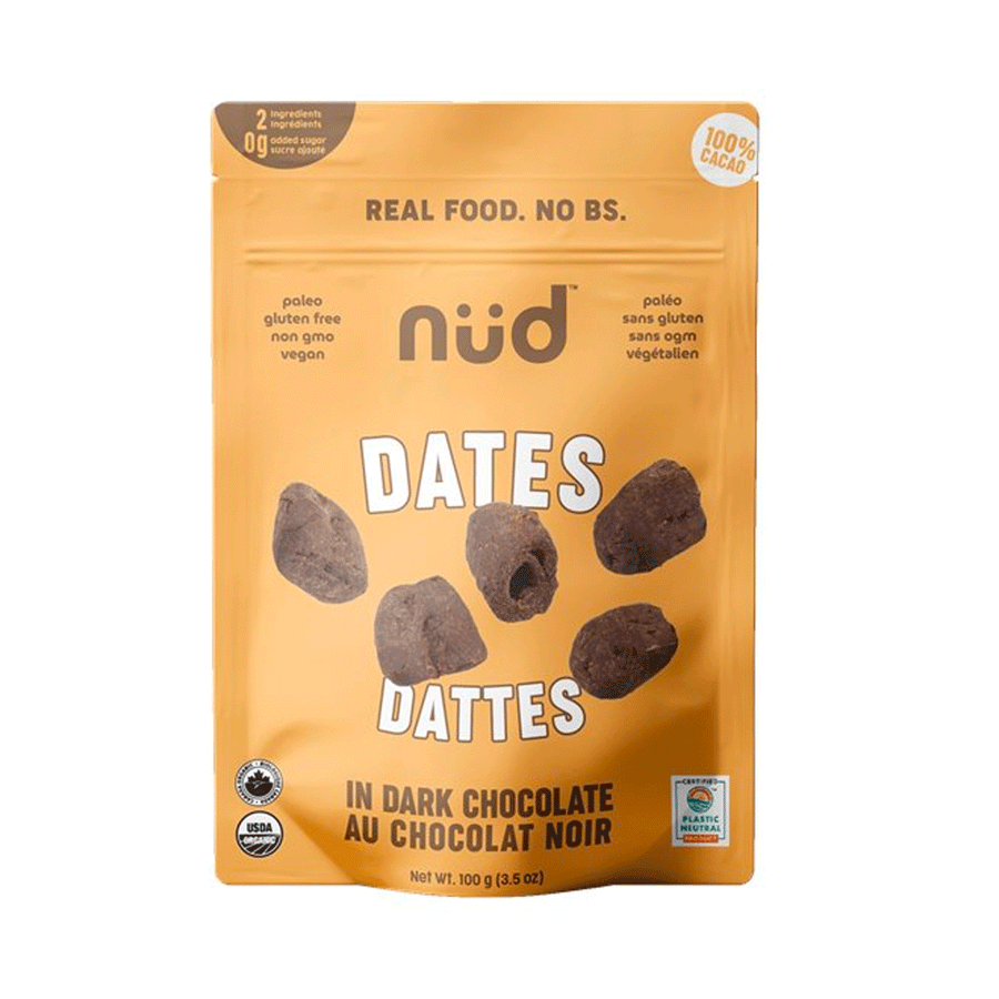 Nud Chocolate Covered Dates, 100g