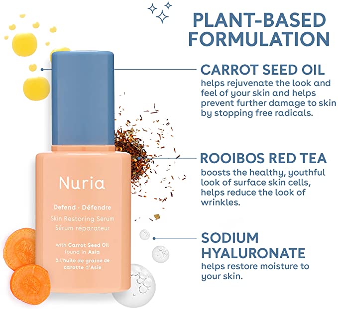 Nuria Beauty Defend Skin Restoring Serum, 25ml
